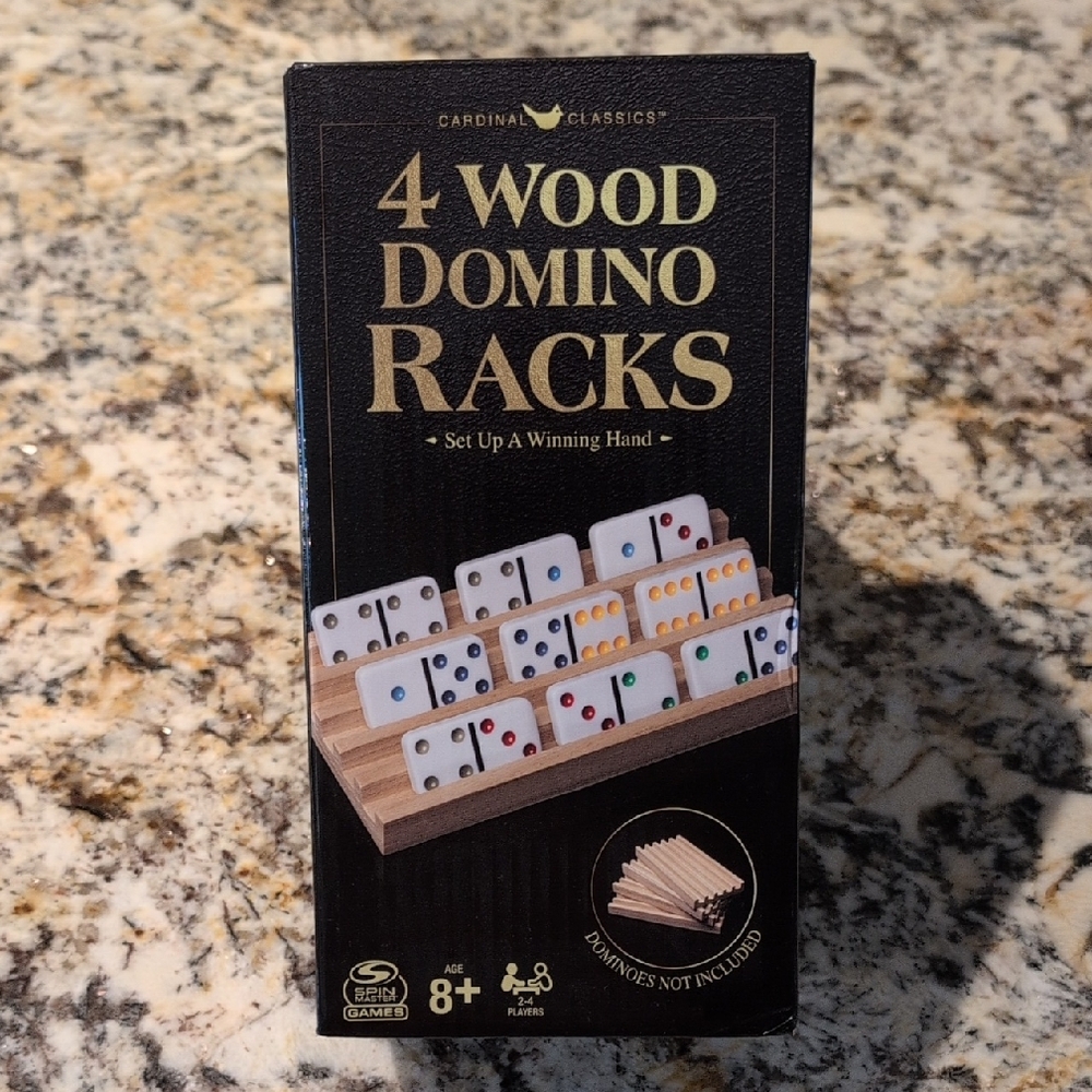 Cardinal Classics 4 Wood Domino Racks